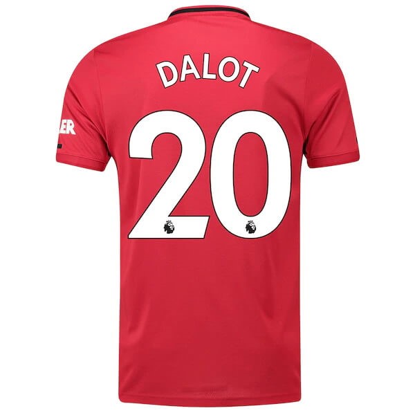 Camiseta Manchester United NO.20 Dalot Primera equipación 2019-2020 Rojo